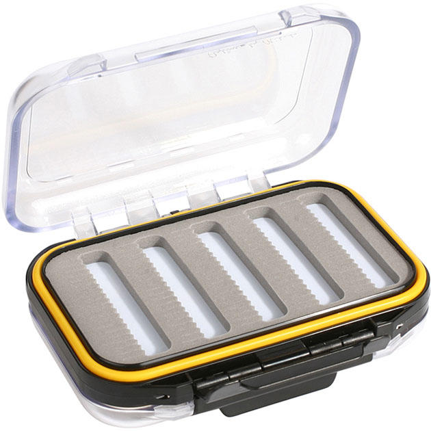 Арт.UAM-062A Коробка для мормышек и мушек "Mikado" ( 13 х 9 х 4см ) прозрачная, водонепрониц.