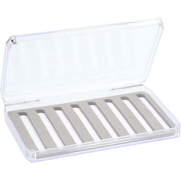 Арт.UAM-134-MAG Коробка для мушек и мормышек "Mikado" Fly на магнитах (18,5x12,5x2,40сm) водонепрониц., прозрачная