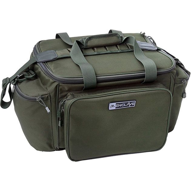 Арт.UWF-017-XL Сумка рыболова "Mikado" ENCLAVE CARRYALL (70x40x30 cm) зелёная