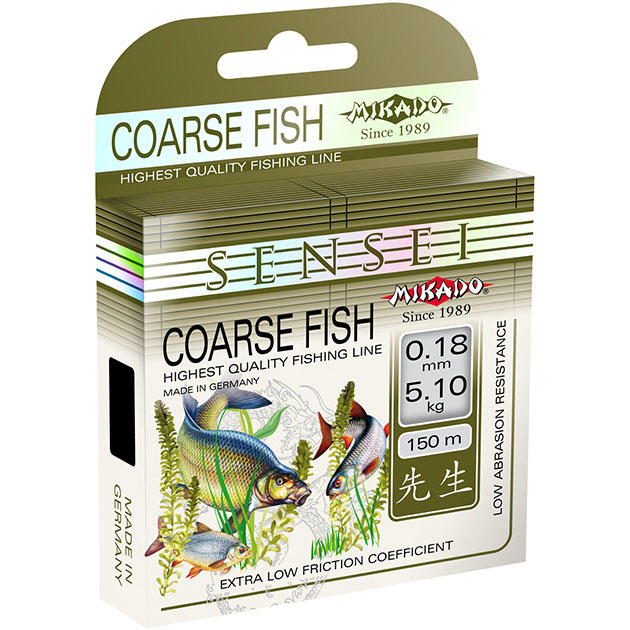 Леска "Mikado" SENSEI COARSE FISH 0,26 (150м) - 8,80 кг