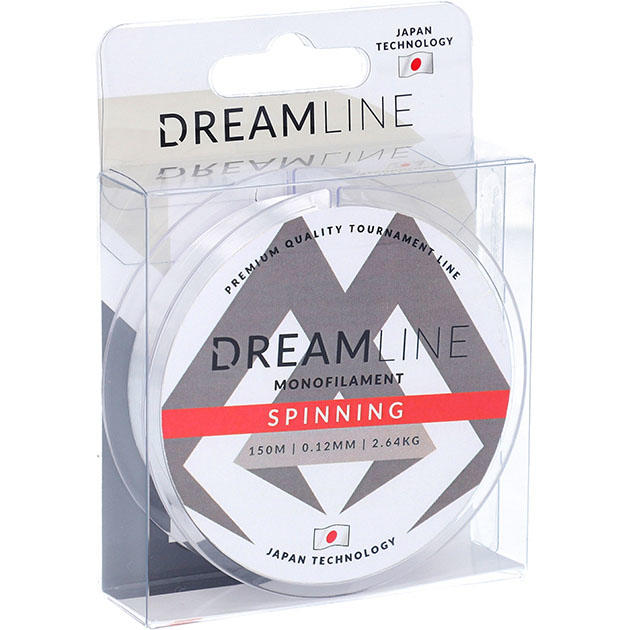 Леска "Mikado" DREAMLINE SPINNING 0,28 (150м) - 9,89 кг / CLEAR
