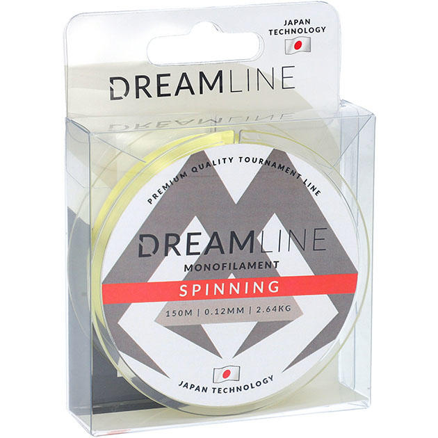 Леска "Mikado" DREAMLINE SPINNING 0,18 (150м) - 4,79 кг / YELLOW