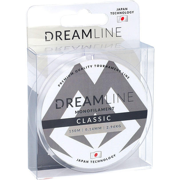 Леска "Mikado" DREAMLINE CLASSIC 0,16 (150м) - 3,64 кг / CLEAR