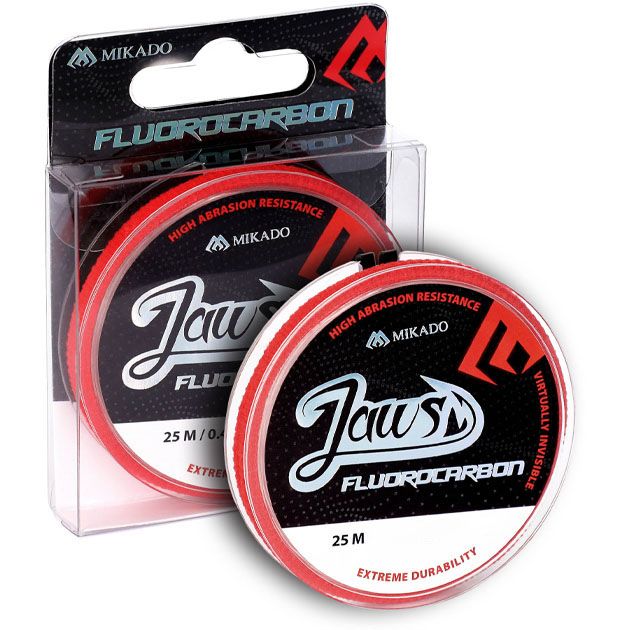 Леска "Mikado" FLUOROCARBON JAWS 0.40mm (25м) - 11,37кг  /прозрачная/