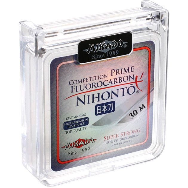 Леска "Mikado" NIHONTO FLUOROCARBON PRIME 0,12mm (30м) - 1,32кг  /прозрачная/