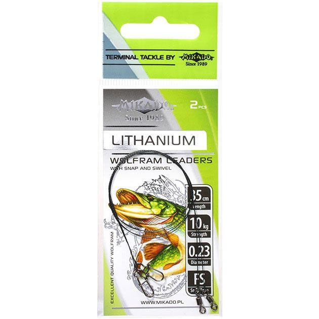 Поводок "Mikado" (25 х 2 шт.)вольфрам  15см / 5кг - N  арт.ZG02-07