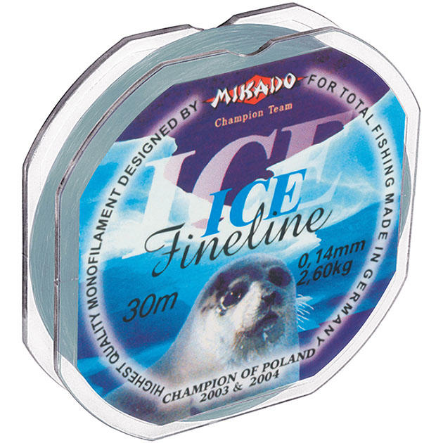 Леска "Mikado" Fine Line Ice 0,08 (30м) - 0,95 кг