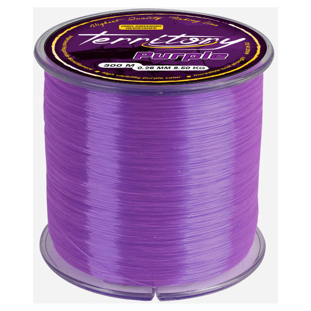 Леска "Mikado" TERRITORY PURPLE LINE 0.30mm (600м) - 10,90 кг /фиолетовая/